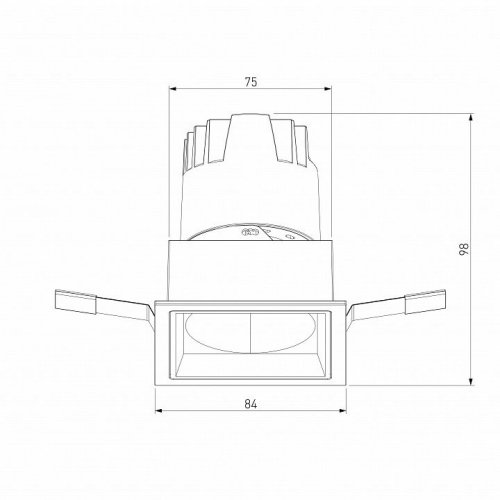 Встраиваемый светильник Elektrostandard Inline a064615