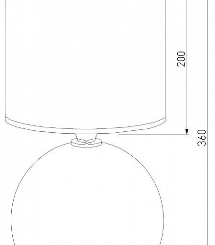 Настольная лампа TK Lighting 5066 Palla