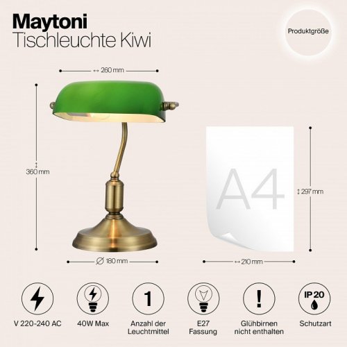 Настольная лампа Maytoni Kiwi Z153-TL-01-BS