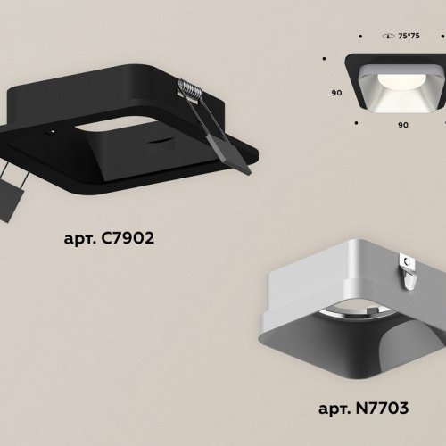 Встраиваемый светильник Ambrella light Xc7902 XC7902003