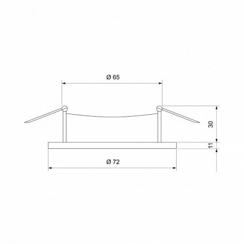 Встраиваемый светильник Elektrostandard Disc a053337