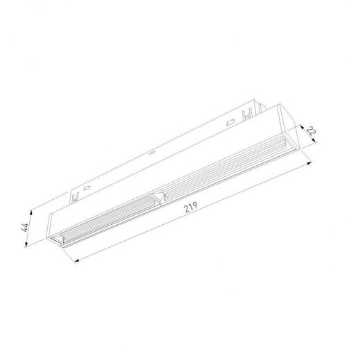 Трековый светодиодный светильник Elektrostandard Slim Magnetic 85008/01 a057196