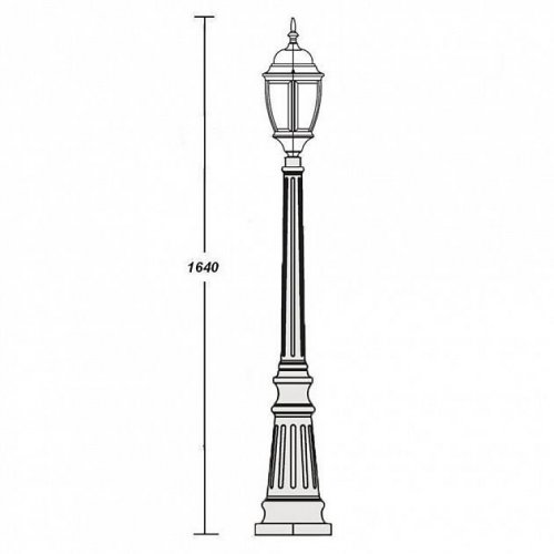 Наземный фонарь Oasis Light 91211L Bl