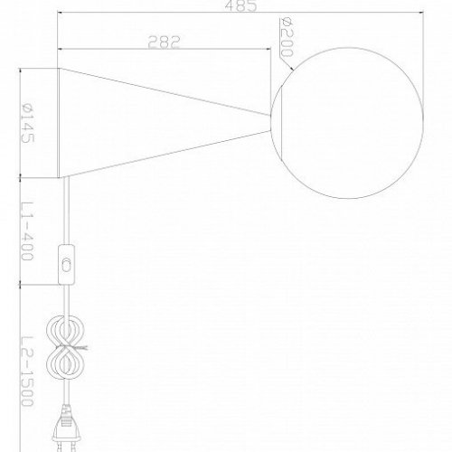 Интерьерная настольная лампа Glow FR5289TL-01BS