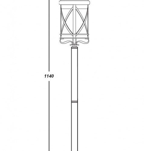 Наземный фонарь Oasis Light 84806 Gb