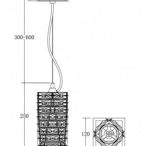 Подвесной светильник Maytoni Coil MOD124PL-L3CH3K