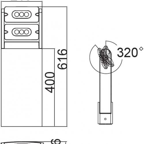 Наземный фонарь Oasis Light LEDSPOT W6146S-2-616 GB