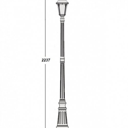 Наземный фонарь Oasis Light 79759S Bl