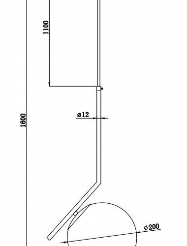 Подвесной светильник Freya Sara FR5129PL-01BS