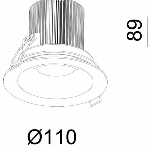 Встраиваемый светильник Deko-Light COB Back Light 565224