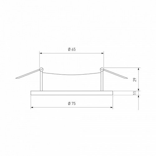 Встраиваемый светильник Elektrostandard Discus a053340