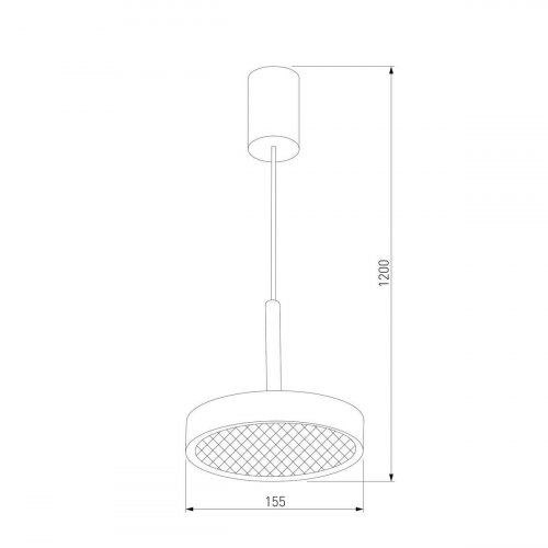 Подвесной светодиодный светильник Elektrostandard Plate 50260 LED a065413