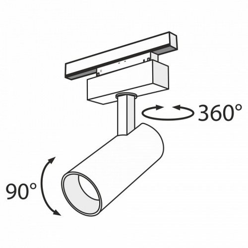 Трековый светильник Maytoni Track lamps TR019-2-15W3K-B