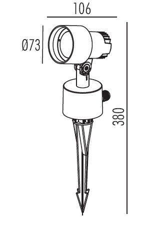 Грунтовый светильник Oasis Light W12637