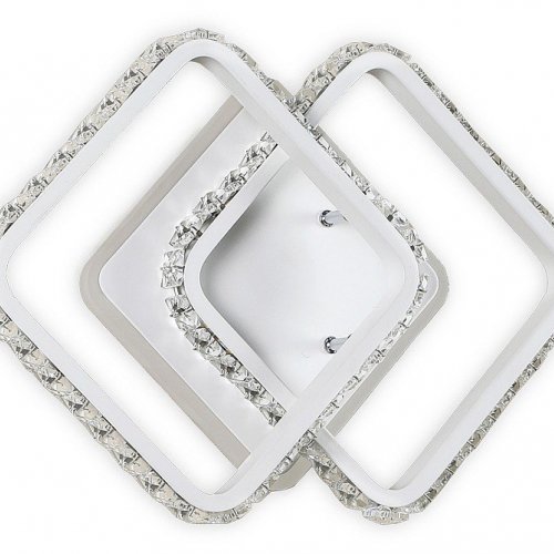 Накладной светильник Ambrella light Ice 5 FA275 SWH белый песок LED 3000K+6400K 26W 340*200*70