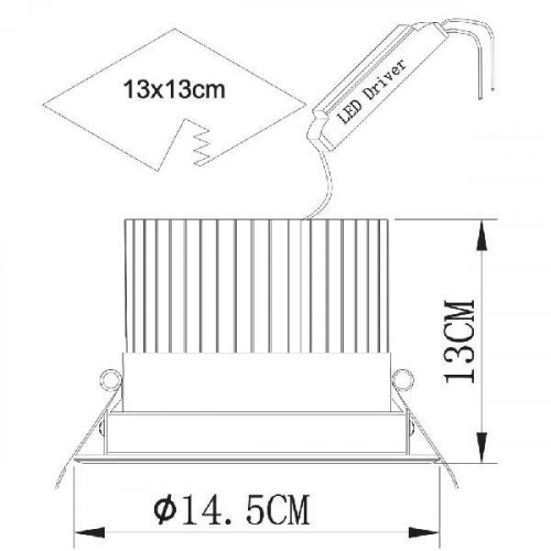 Точечный встраиваемый светильник Arte Lamp 3315 A3315PL-1WH