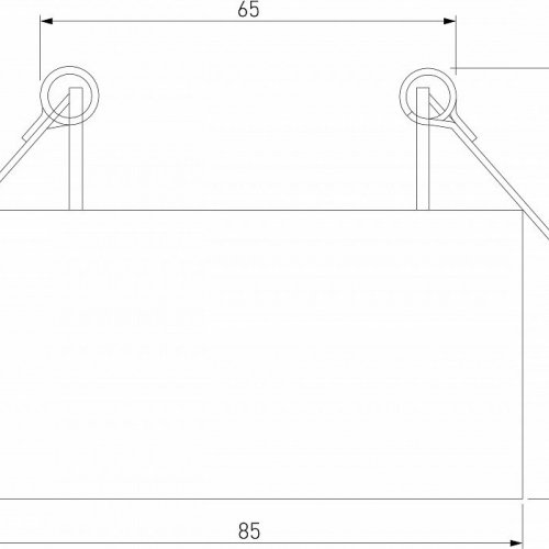 Встраиваемый светильник Elektrostandard Glam a065708