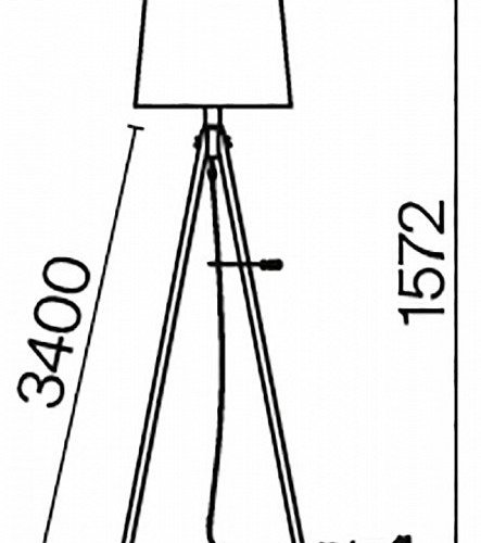 Торшер Calvin Z177FL-01W