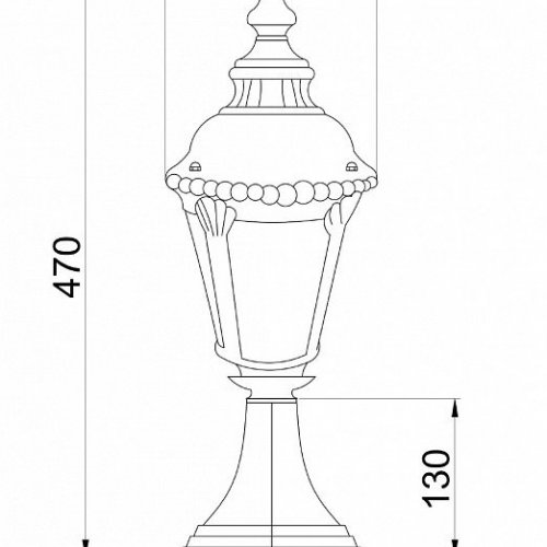 Ландшафтный светильник Maytoni Goiri O029FL-01BZ