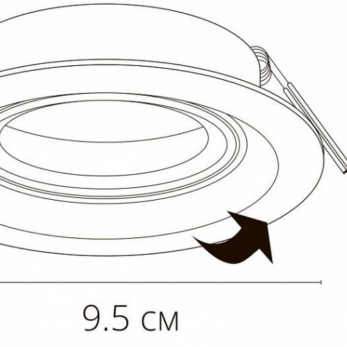 Встраиваемый светильник Arte Lamp Mira A2862PL-1WH