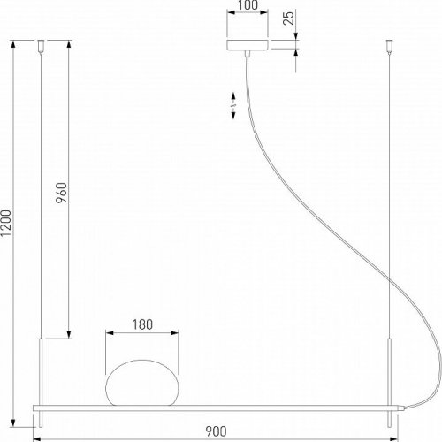 Подвесной светильник Eurosvet Stair 70145/1 белый