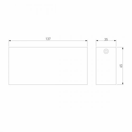 Потолочный светодиодный светильник Elektrostandard Block 25108/LED a066994