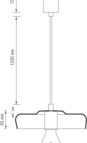 Подвесной светильник Eleganza S111057.1Smoky