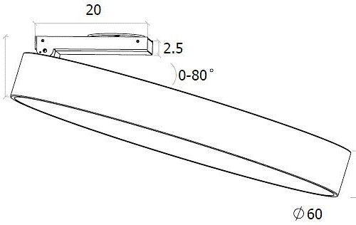 Потолочный светильник DesignLed UF UF034-60-WH-NW