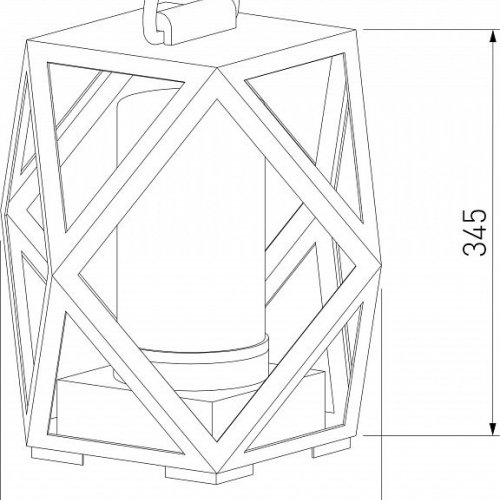 Наземный низкий светильник Elektrostandard Ambra a056234