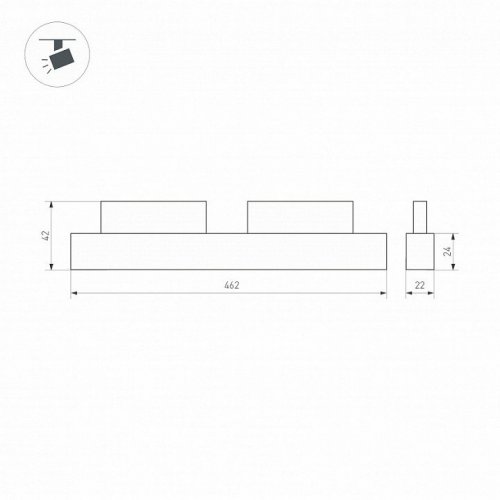 Трековый светильник Arlight 033612