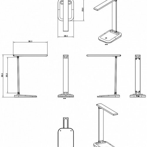 Настольная лампа Arte Lamp London A5124LT-1BK