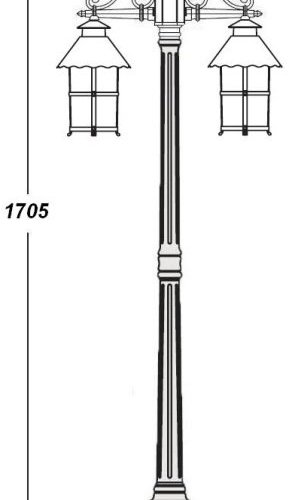 Наземный фонарь CAIOR 1 81508A Gb