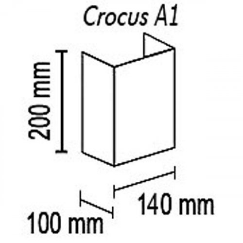 Накладной светильник TopDecor Crocus Glade Crocus Glade A1 10 95g