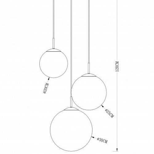 Подвесная люстра Globo Varus 15851-3