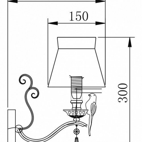 Бра Maytoni Bird ARM013-01-W