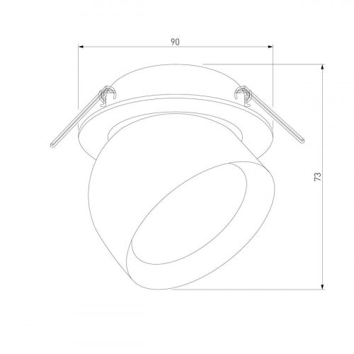 Встраиваемый светодиодный спот Elektrostandard Uno 25092/LED a065453