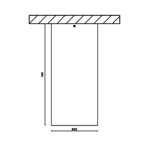 Потолочный светодиодный светильник Lumker VL-Base-BL-WW 003408