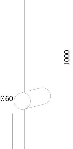 Настенный светильник Cane MRL LED 1121 черный