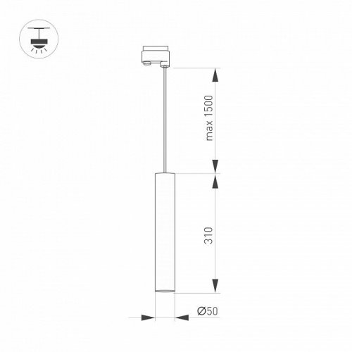 Подвесной светильник Arlight PIPE 37427