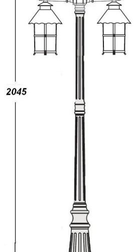 Наземный фонарь CAIOR 1 81509A Gb