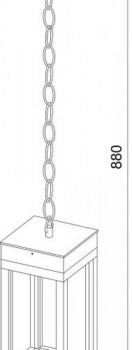 Подвесной светильник Elektrostandard Frame a051857