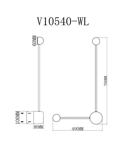 Настенный светодиодный светильник Moderli Provo V10540-WL