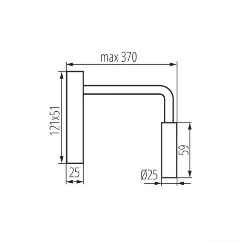 Настенный светодиодный светильник Kanlux TONIL II LED B 32522