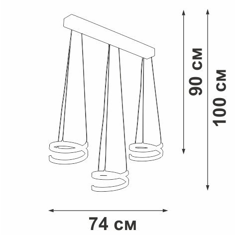 Подвесной светильник V3047-0/3S