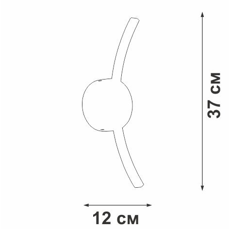 Настенный светильник V2870-0/1A
