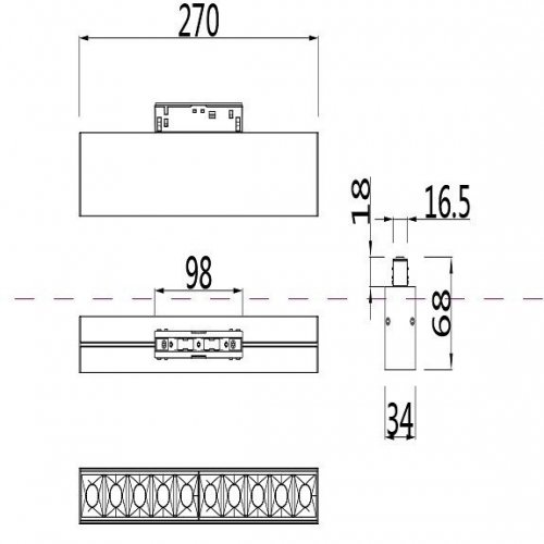 Трековый светильник Maytoni Track lamps TR014-2-20W3K-B