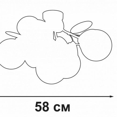 Потолочная люстра V3038-8/5PL