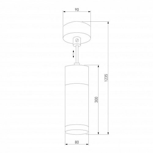 Подвесной светильник Eurosvet Double Topper 50135/1 LED хром/белый 12W