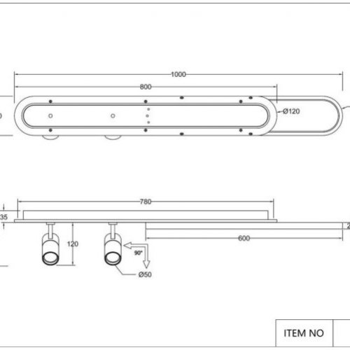 Настенно-потолочный светильник Planar 4075-2C