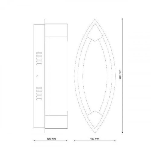 Настенный светильник Lucia Tucci Modena W172.1 Large LED400